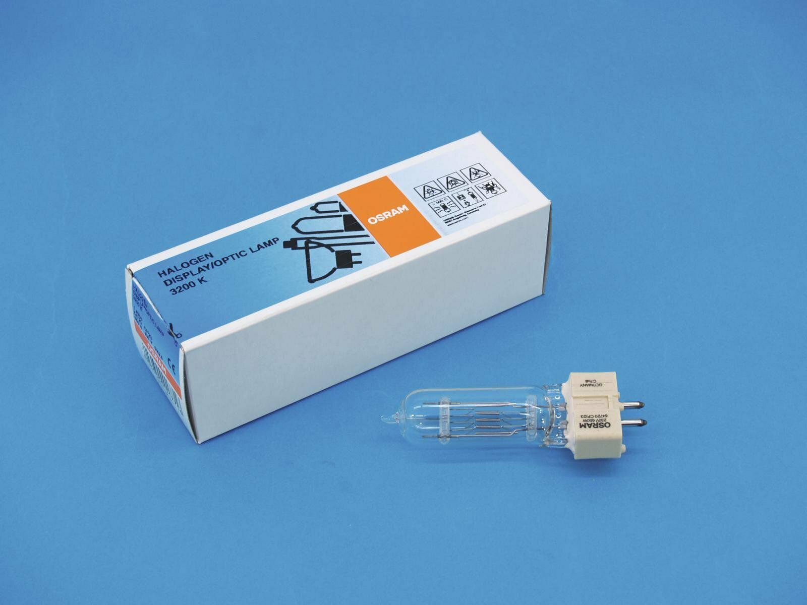 OSRAM 64720 230V/650W GX-9,5 100h 3200K | Musik Tirol - dein Musikhaus