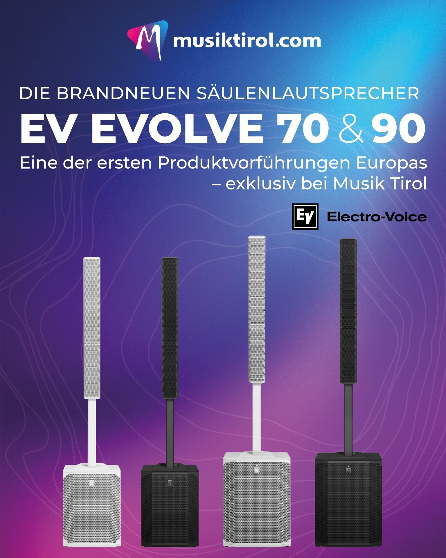 https://www.musiktirol.com/saeulenlautsprecher/?hersteller=ev